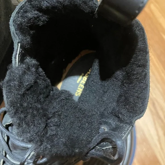 Swedish Hasbeens "Hippie Lace Up" Black Size 41 - Picture 3 of 8